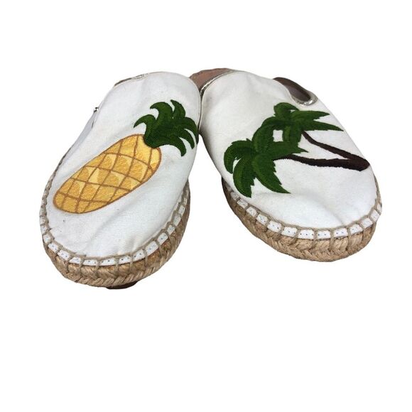 Circus Sam Edelman Pinapple Palm Tree Espardille Flat Slip On Sandal - Picture 7 of 9